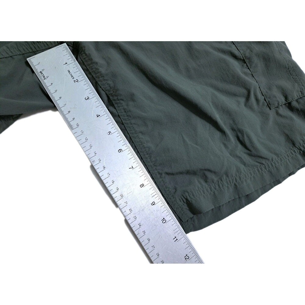 Columbia Cargo Shorts Men's 38 Silver Ridge Hiking Trail Green Nylon Fishing - Picture 9 of 9